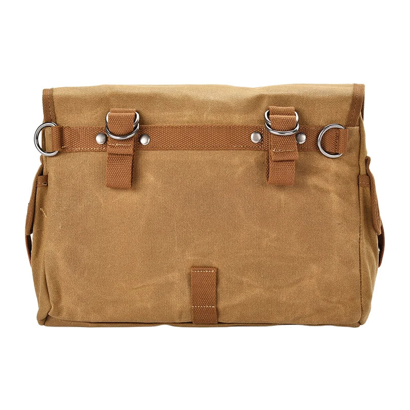 Motorcycle Side Bag Canvas Bag Saddle Bags Motorcycles Cycling Side Pouch Waterproof Lightweight Side Bag Bicycle Luggage Bags