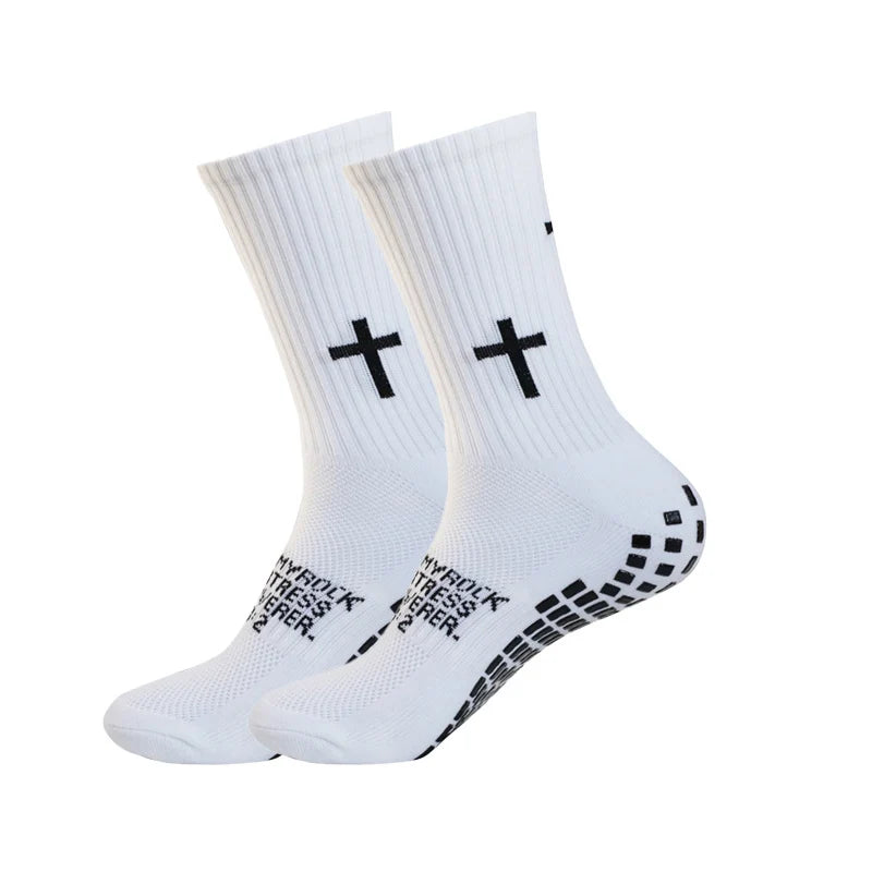New Men Women Sports Football Socks Tube Wear-resistant Non-slip Outdoor Sports Cycling Socks Soccer Basketball Socks