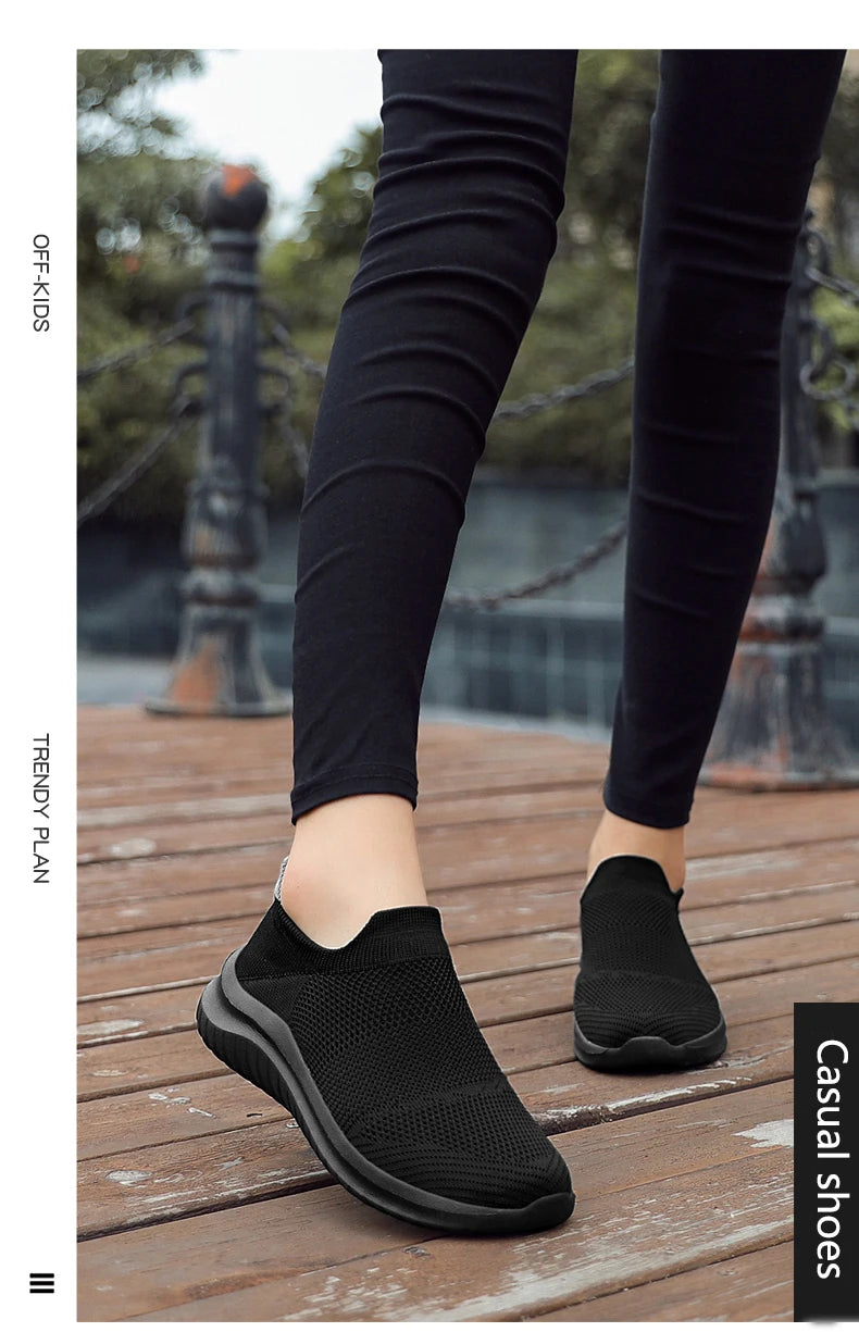 Men's Shoes Soft Sole Slip-On Sneakers Men Running Shoes Lightweight Men's Loafers Walking Male Footwear