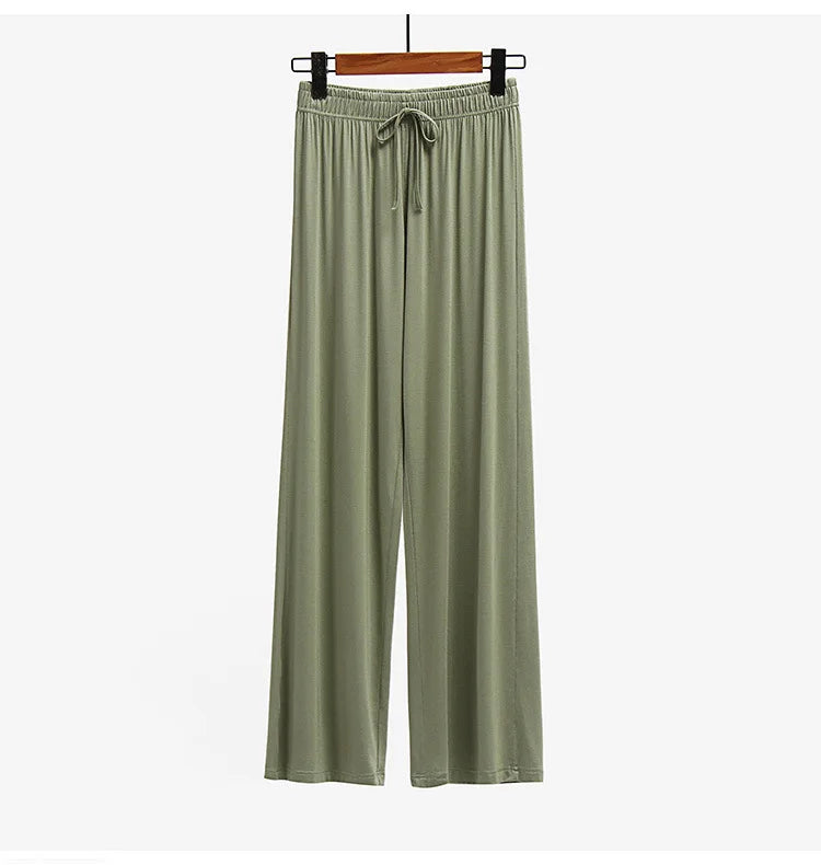 Pantalones De Pijama Women's Pajama Pants New Spring Autumn Lounge Pant Modal Home Wear Nightwear Trousers Pyjama Bottoms