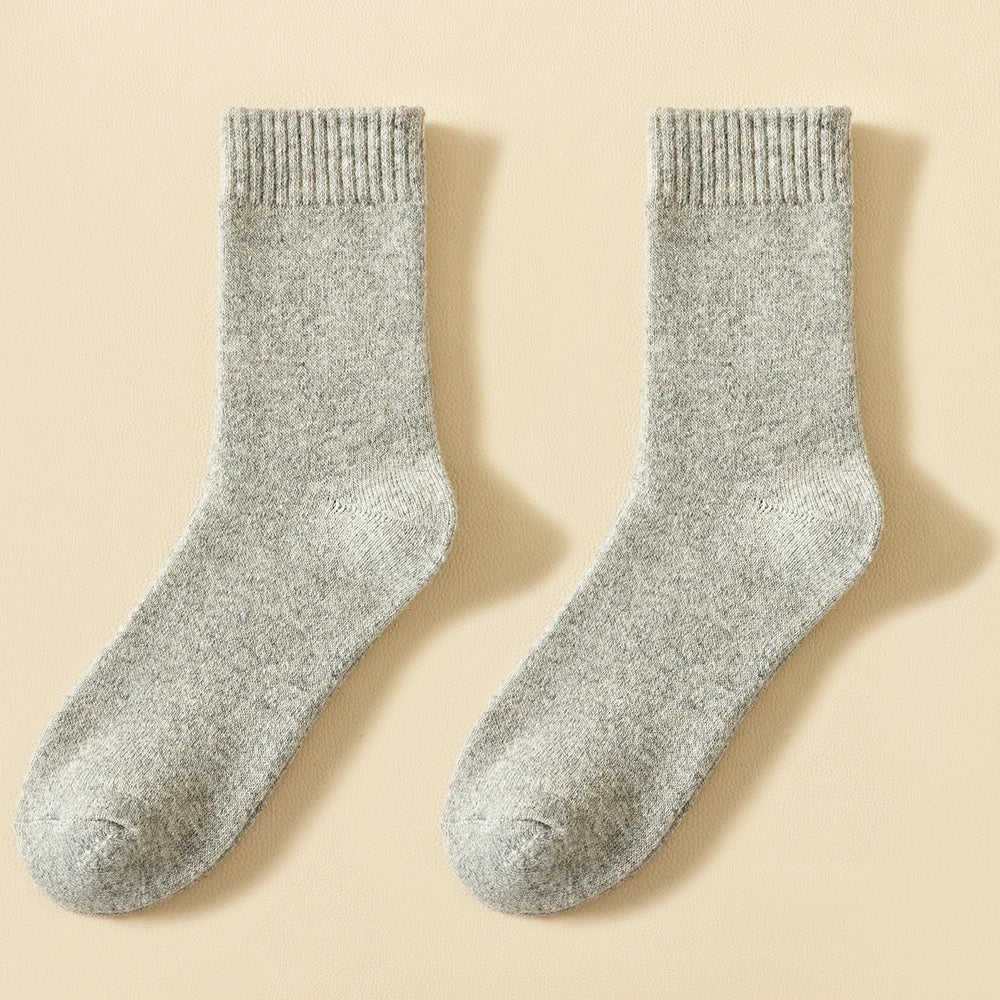 Wool Socks For Men,  Male Thicker Solid Socks Merino Wool Warm Socks Snow Winter Socks Calceta Hombre Skarpety Meskie