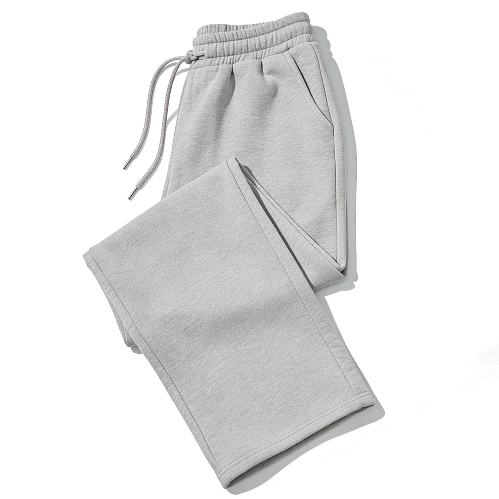 Mens Sweatpants Straight Fit Joggers for Sports and Streetwear Loose Oversized Casual Pant Drawstring Multi-pocket Men Long Pant