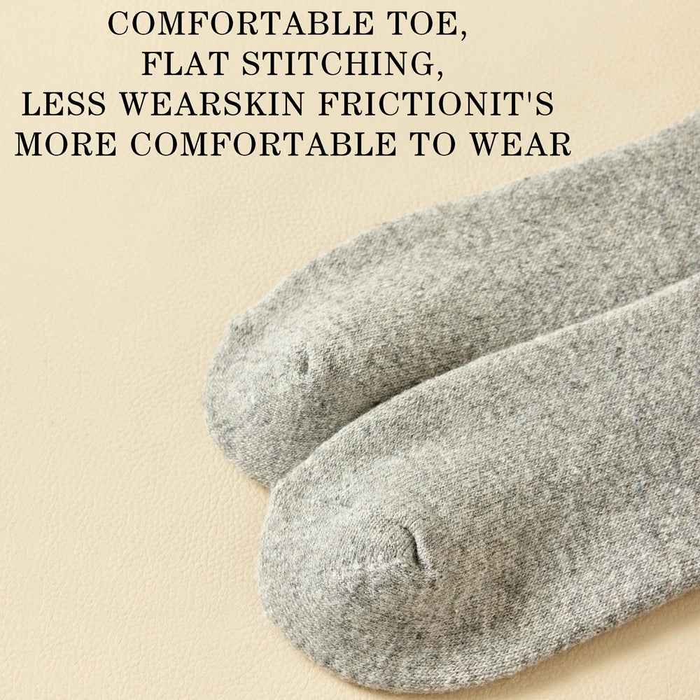 Wool Socks For Men,  Male Thicker Solid Socks Merino Wool Warm Socks Snow Winter Socks Calceta Hombre Skarpety Meskie