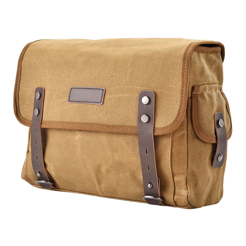 Motorcycle Side Bag Canvas Bag Saddle Bags Motorcycles Cycling Side Pouch Waterproof Lightweight Side Bag Bicycle Luggage Bags