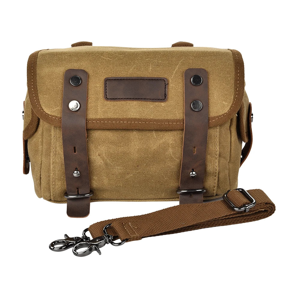 Motorcycle Side Bag Canvas Bag Saddle Bags Motorcycles Cycling Side Pouch Waterproof Lightweight Side Bag Bicycle Luggage Bags