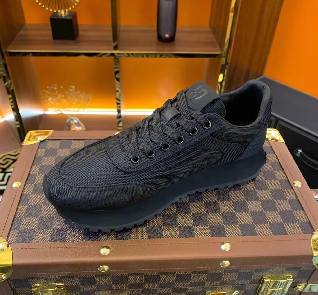 Men's shoes 2025 trendy soft soled shoes men's summer thin shoes round toe Korean version fashionable retro