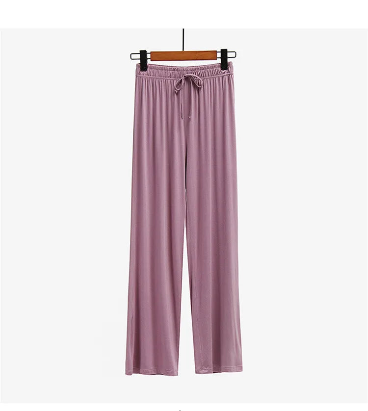 Pantalones De Pijama Women's Pajama Pants New Spring Autumn Lounge Pant Modal Home Wear Nightwear Trousers Pyjama Bottoms