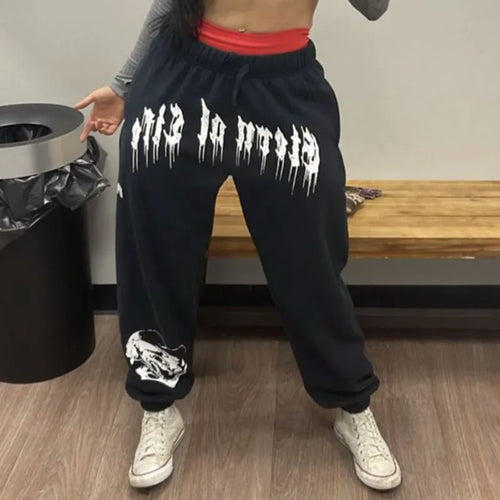 2024 European and American Men's New Year Wear Sports Pants Casual Sports Training Pants Men's Gym Pants