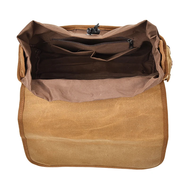 Motorcycle Side Bag Canvas Bag Saddle Bags Motorcycles Cycling Side Pouch Waterproof Lightweight Side Bag Bicycle Luggage Bags