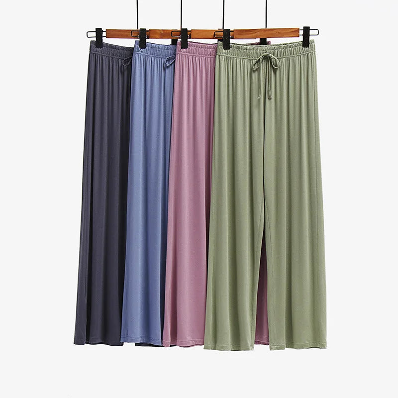 Pantalones De Pijama Women's Pajama Pants New Spring Autumn Lounge Pant Modal Home Wear Nightwear Trousers Pyjama Bottoms