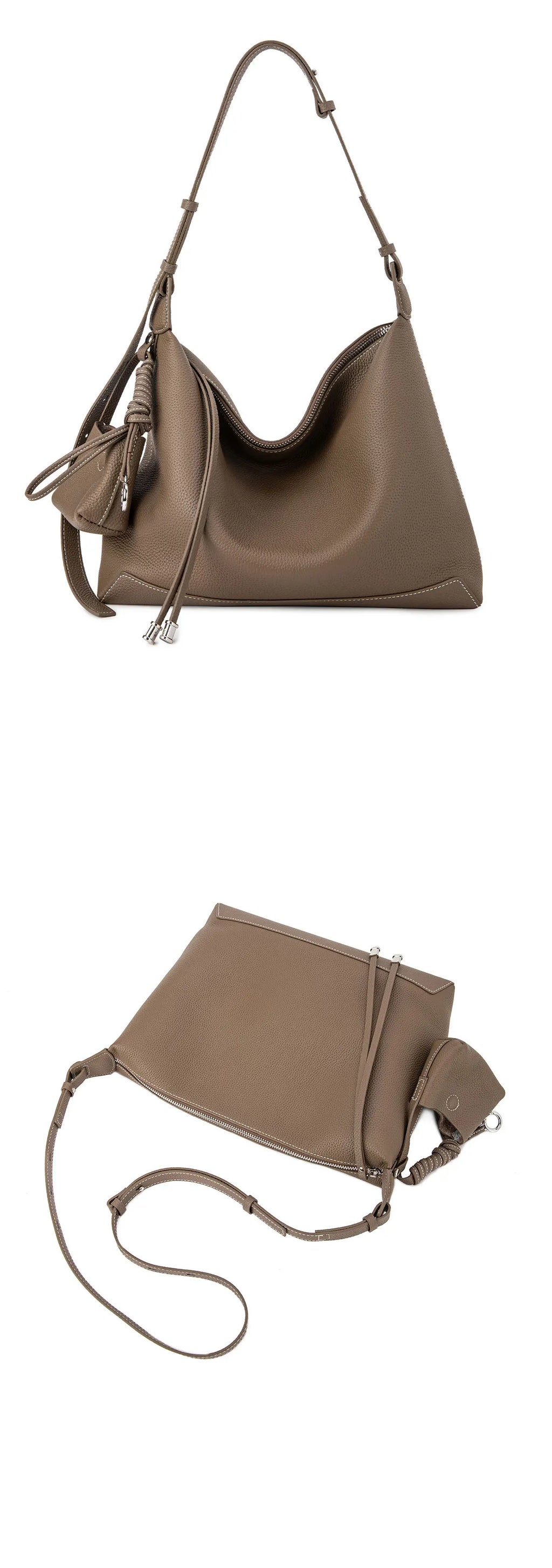 Bags for Women Tote Fashion Underarm Women's Bag Large Capacity Cowhide Shoulder Bag Casual Commuter Retro Crossbody Handbags