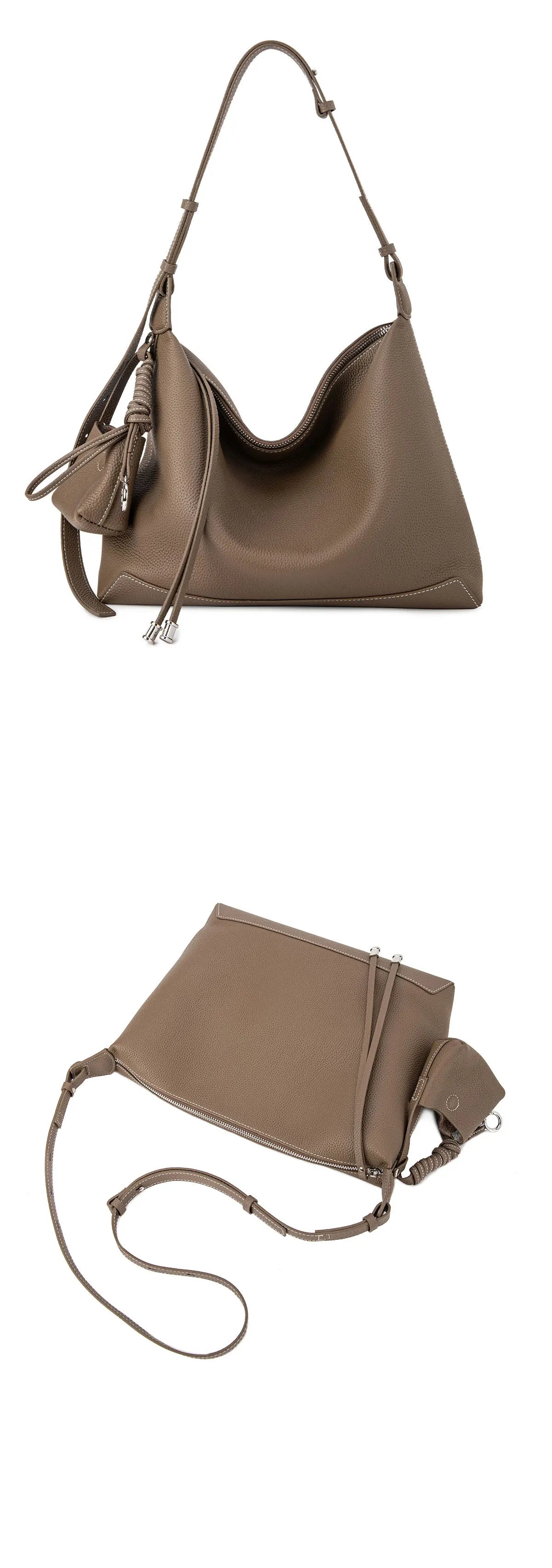Bags for Women Tote Fashion Underarm Women's Bag Large Capacity Cowhide Shoulder Bag Casual Commuter Retro Crossbody Handbags