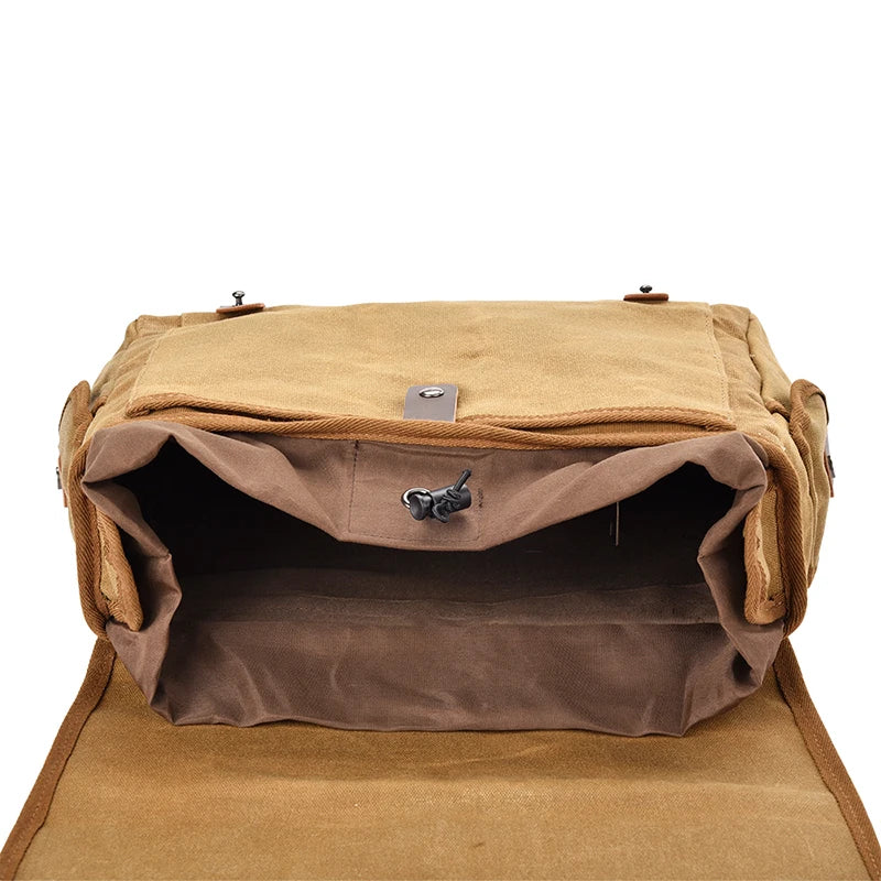 Motorcycle Side Bag Canvas Bag Saddle Bags Motorcycles Cycling Side Pouch Waterproof Lightweight Side Bag Bicycle Luggage Bags
