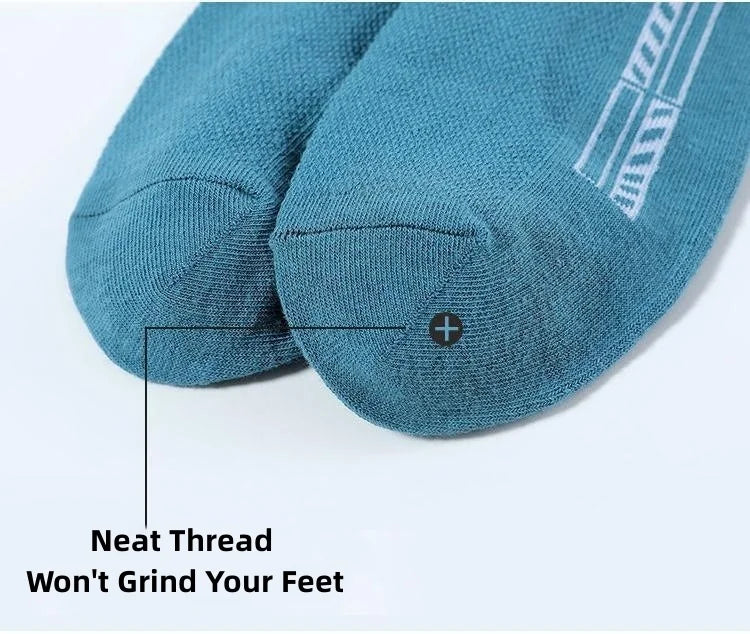 5Pairs High Quality Men Ankle Socks Breathable Cotton Sports Socks Mesh Casual Athletic Summer Thin Cut Short Sokken Size 38-45