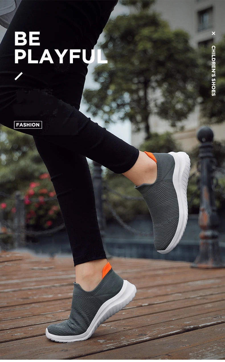 Men's Shoes Soft Sole Slip-On Sneakers Men Running Shoes Lightweight Men's Loafers Walking Male Footwear