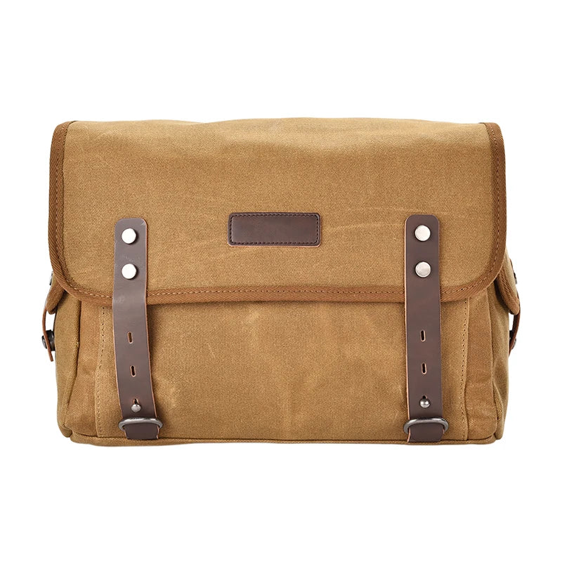 Motorcycle Side Bag Canvas Bag Saddle Bags Motorcycles Cycling Side Pouch Waterproof Lightweight Side Bag Bicycle Luggage Bags