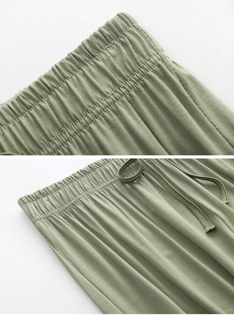 Pantalones De Pijama Women's Pajama Pants New Spring Autumn Lounge Pant Modal Home Wear Nightwear Trousers Pyjama Bottoms