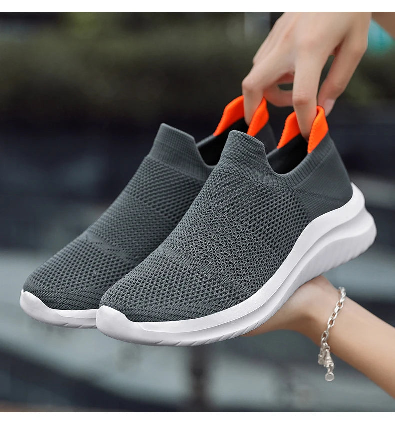 Men's Shoes Soft Sole Slip-On Sneakers Men Running Shoes Lightweight Men's Loafers Walking Male Footwear