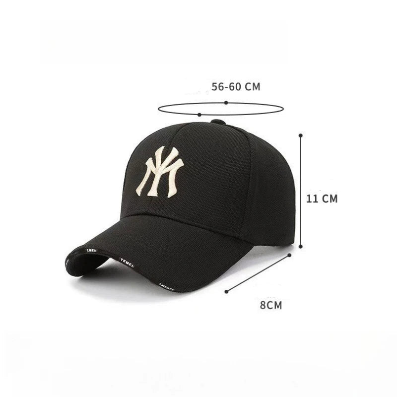 Fashion Baseball Caps for Men Letter Adjustable Unisex Hip Hop Trucker Hat Casual Snapback Caps Outdoor Cap Cotton Embroidery