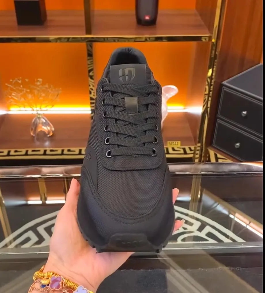 Men's shoes 2025 trendy soft soled shoes men's summer thin shoes round toe Korean version fashionable retro