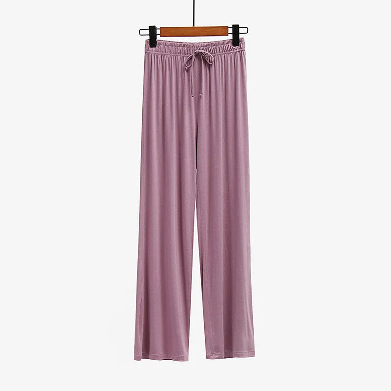 Pantalones De Pijama Women's Pajama Pants New Spring Autumn Lounge Pant Modal Home Wear Nightwear Trousers Pyjama Bottoms