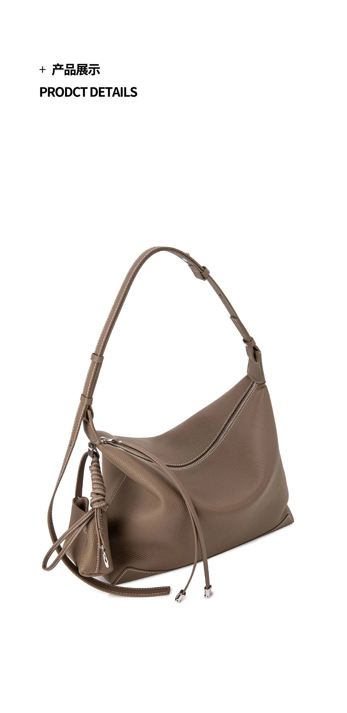 Bags for Women Tote Fashion Underarm Women's Bag Large Capacity Cowhide Shoulder Bag Casual Commuter Retro Crossbody Handbags