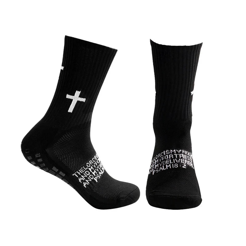 New Men Women Sports Football Socks Tube Wear-resistant Non-slip Outdoor Sports Cycling Socks Soccer Basketball Socks