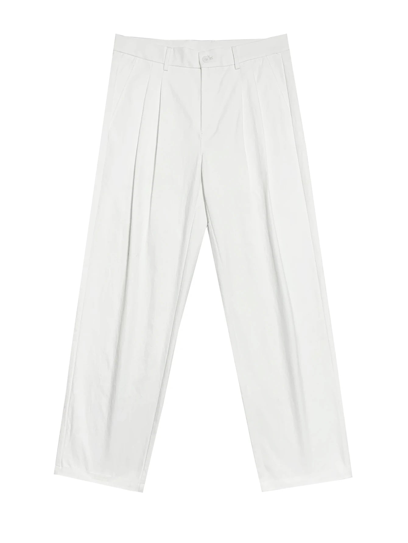Elegant casual pants, loose straight leg pants, men's suit pants, formal pants, for daily wear, men's wear [excluding belt]